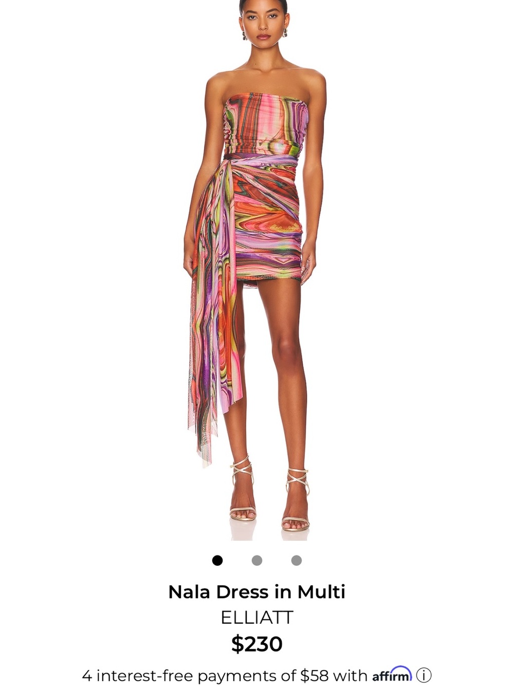 *can’t ship until 05/16* Elliatt Strapless Nala Mini Dress